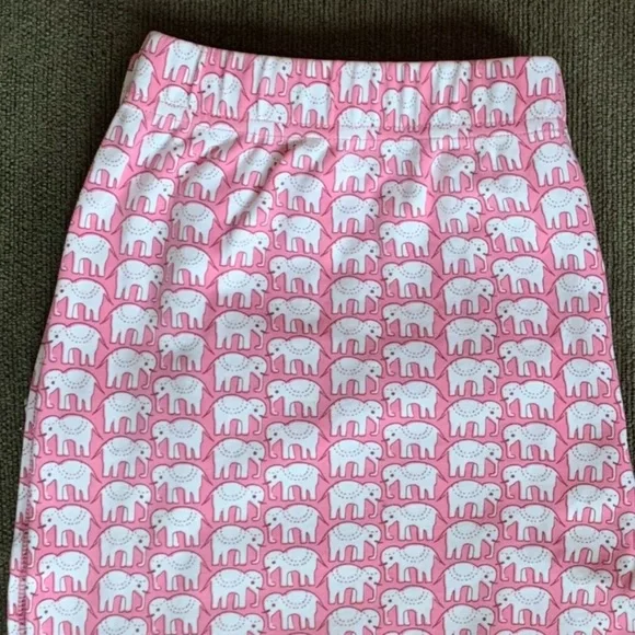 Roller Rabbit Pink Hathi Elephant Pajamas - Picture 9 of 16
